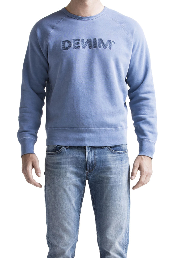 Light blue shop college sweatshirt
