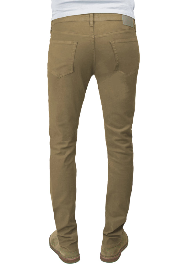 Finn in Burgundy | Men's Tapered Slim Burgundy Jeans | S.M.N