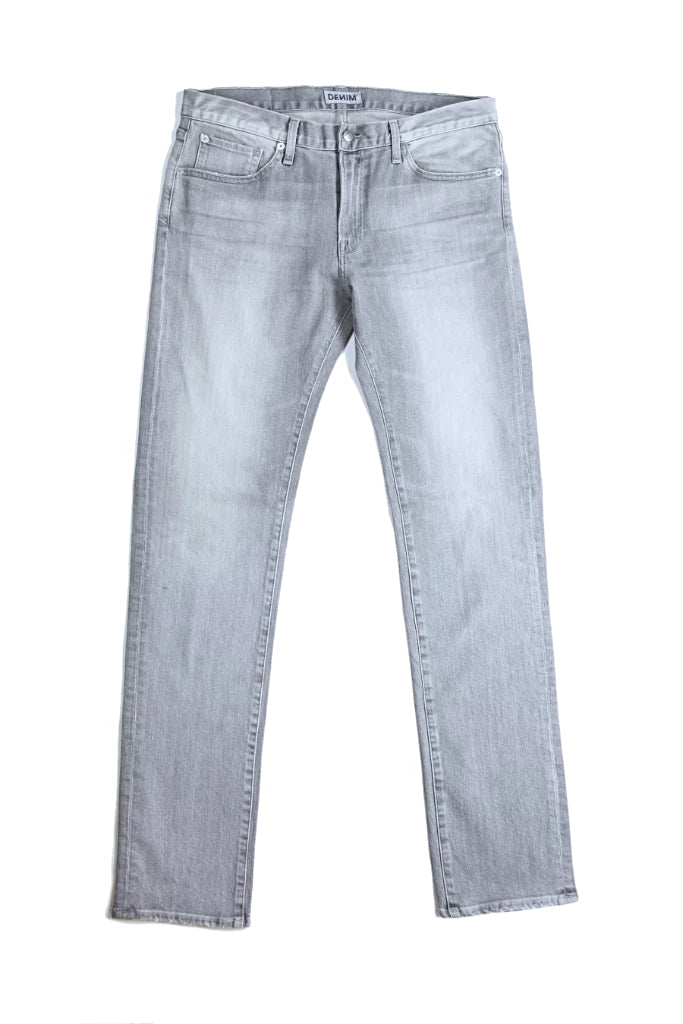 Bond in Owen | Men's Slim Straight Light Grey Wash Jeans