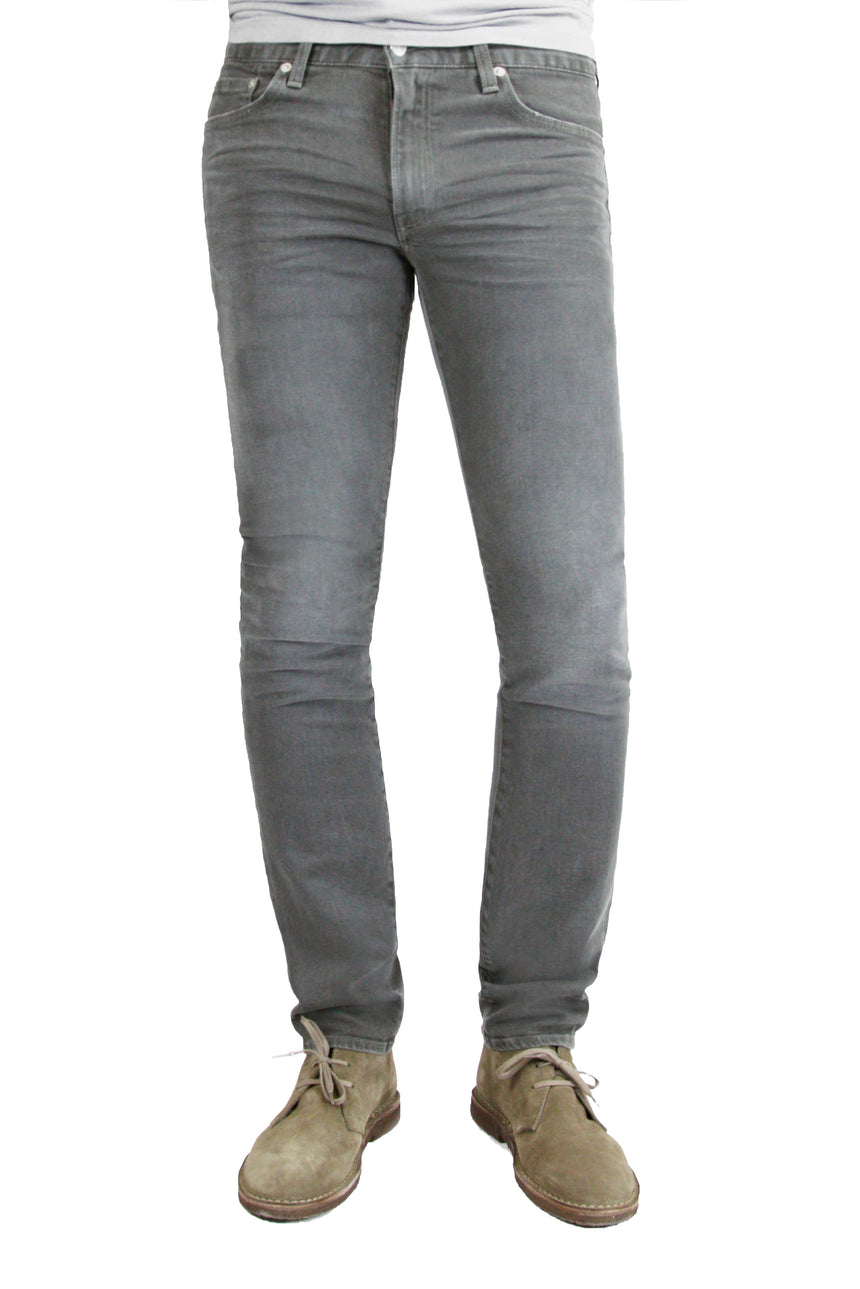 S.M.N Studio's Hunter in Ashton Men's Jeans - Slim Comfort Stretch Denim in grey