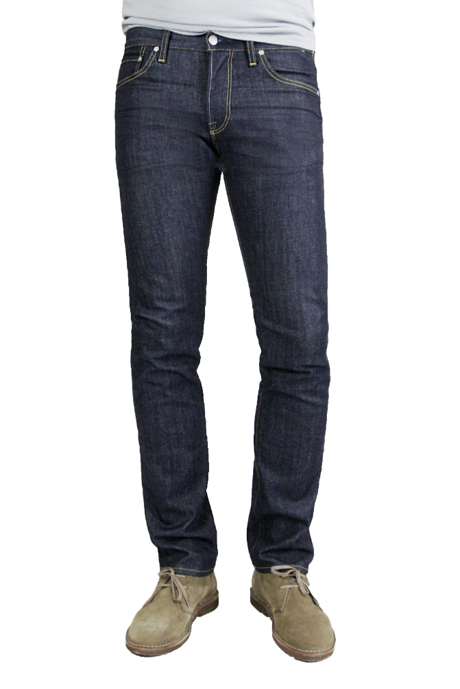 S.M.N Studio's Hunter in Bravo Men's Jeans - Slim fit jeans made with a comfort stretch raw denim wash treatment 