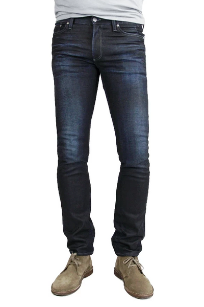 Demon&Hunter Men's Skinny Blue Jeans - Stretch Denim With Zipper Fly (Size 33) - View #2